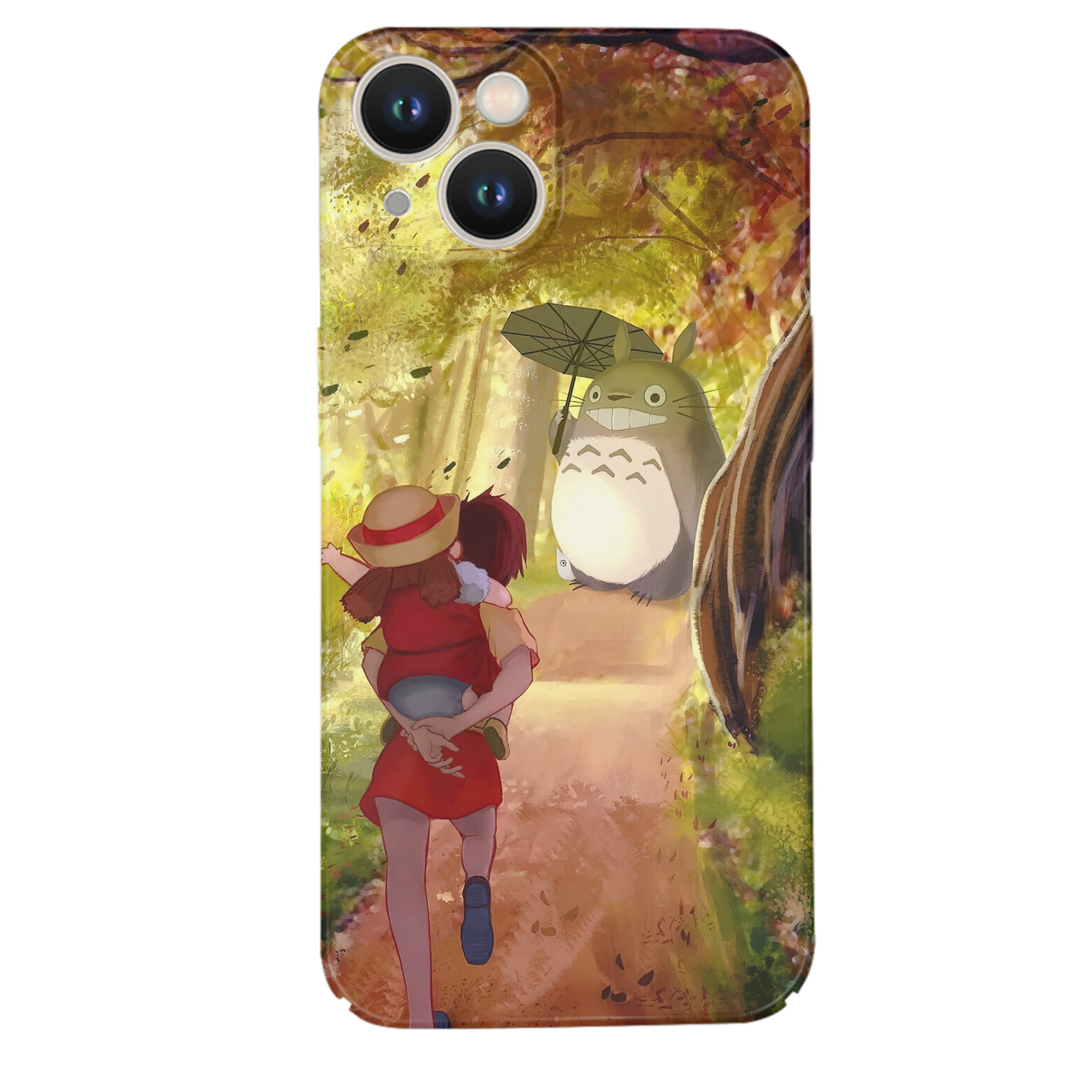 （画像用） となりのトトロ 草壁メイ 草壁サツキ My Neighbor Totoro Satsuki Kusakabe Mei Kusakabe 【iPhone 14シリーズ対応】ハードケース